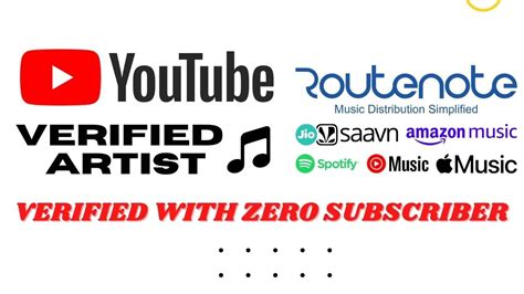 official artist channel youtube symbol.